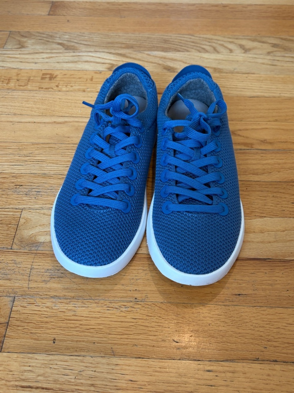 allbirds Blue Knit Sneakers, Womens 10